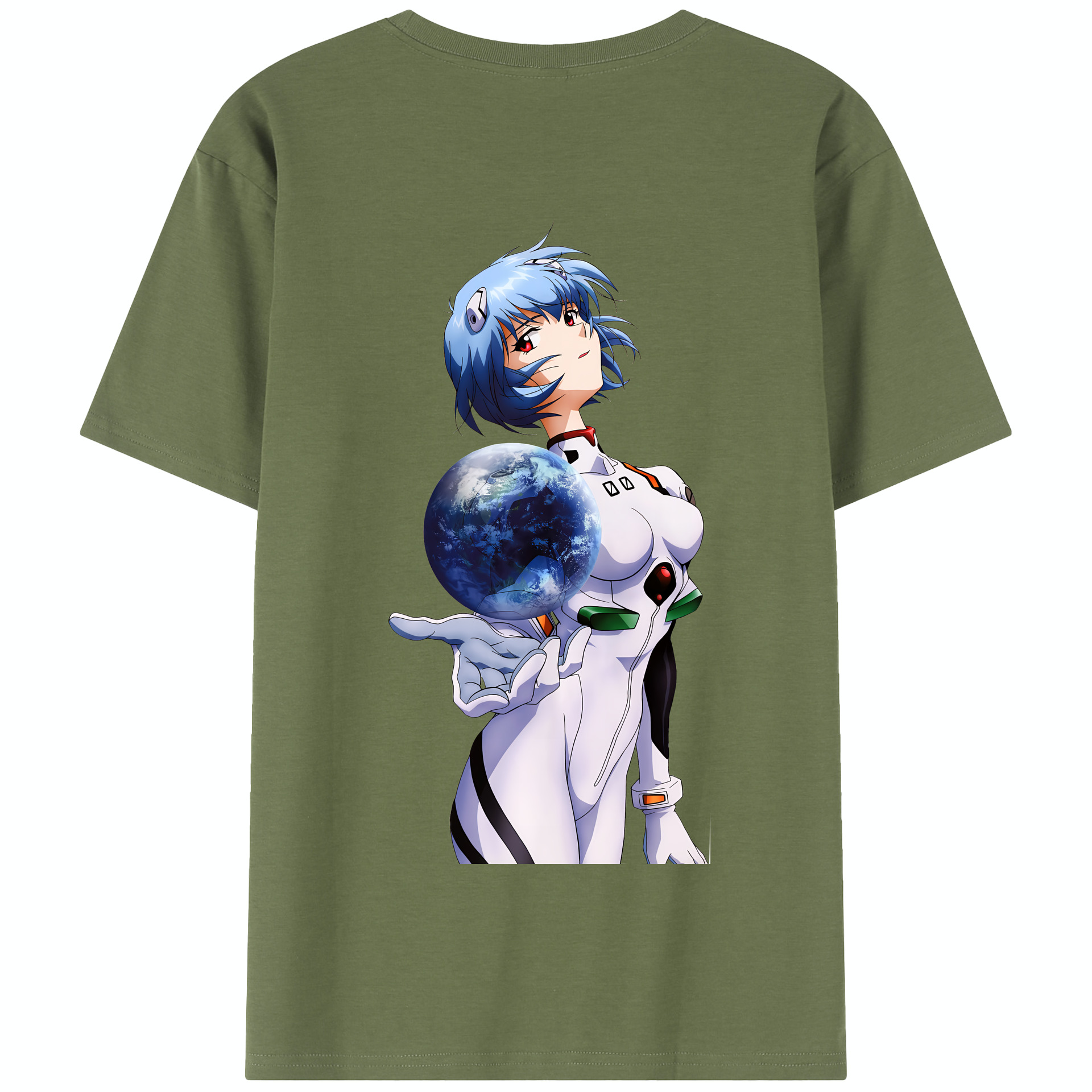 （画像用） EVA 新世紀エヴァンゲリオン 綿100％半袖Tシャツ（背面プリント）